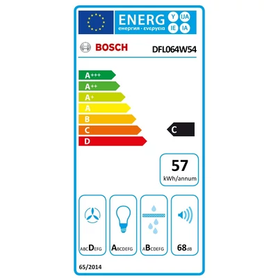 Bosch DFL064W54  Serie 2 teleszkópos páraelszívó, 60 cm