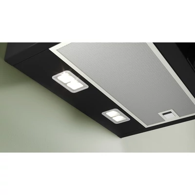 Bosch DWK67FN60, Falra szerelhető páraelszívó, 60 cm, Fekete üveg, Fekete,  Serie 4