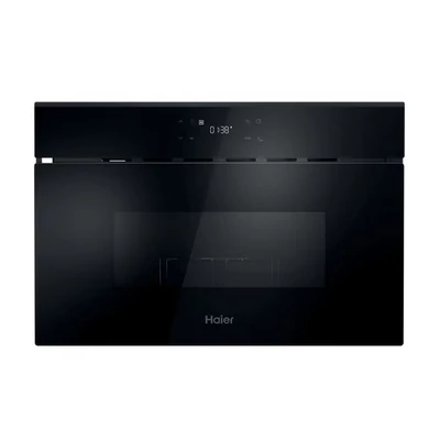 Haier H38SIDBF7XS beépíthető, mikrohullámú + grill sütés, 24 liter, fekete szín