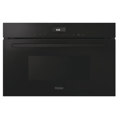 Haier H38DMWID26NB beépített, mikrohullámú sütő + grill funkció, 34 literes, fekete