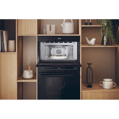 Haier H38DMWID26NB beépített, mikrohullámú sütő + grill funkció, 34 literes, fekete