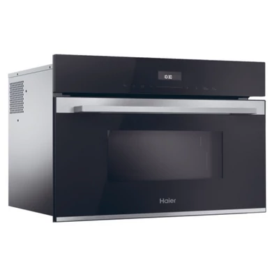 Haier H38DMWID26NX beépített, mikrohullámú sütő + grill funkció, 34 literes, inox