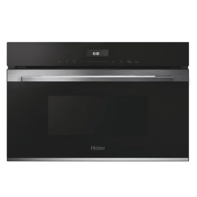 Haier H38DMWID26NX beépített, mikrohullámú sütő + grill funkció, 34 literes, inox