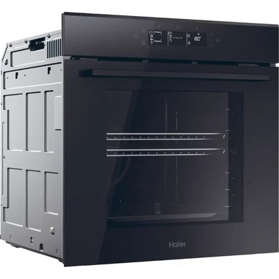 Haier H6 ID25G3YTB beépíthető sütő,hőlégbefúvás, 78 liter, pirolitikus + hidrolitikus, 19 funkció, távezzérlés és extra tartalom (WiFi), energiaosztály A++, fekete szín, M x M x S (mm) 595X595X568