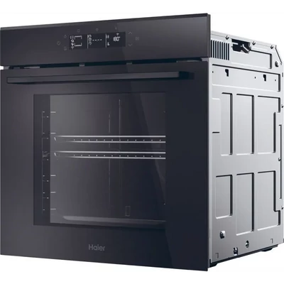 Haier H6 ID25G3YTB beépíthető sütő,hőlégbefúvás, 78 liter, pirolitikus + hidrolitikus, 19 funkció, távezzérlés és extra tartalom (WiFi), energiaosztály A++, fekete szín, M x M x S (mm) 595X595X568