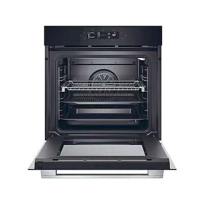 Haier H6 ID25G3YTX beépíthető sütő,hőlégbefúvás, 78 liter, pirolitikus + hidrolitikus, 19 funkció, távezzérlés és extra tartalom (WiFi), energiaosztály A++, rozsdamentes acél szín, M x M x S (mm) 595X595X568