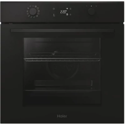 Haier H6 ID2P5B3YTB series 2, beépíthető sütő, hőlégbefúvás, 78 liter, pirolitikus , 12 funkció, távvezérlés és extra tartalom (WiFi),