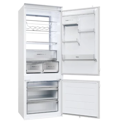 Haier HBW7719C beépíthető alulfagyasztós hűtőszerkény, XXL, 400 liter, Total No Frost