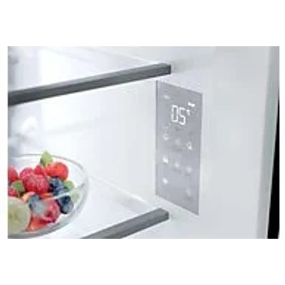 Haier HCKR7819DWGB  4 ajtós hűtőszekrény, szabadonálló, No Frost, világítás LED, energiaosztály D, fekete üveg, M x M x S (mm) 830x594x1900