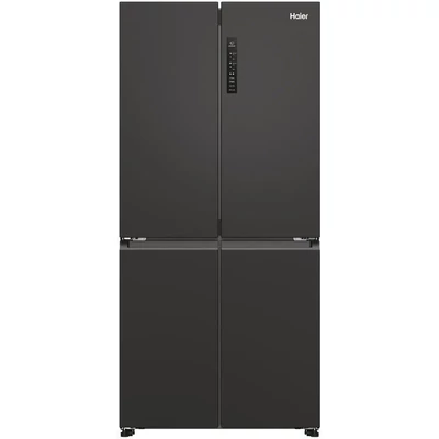 Haier HCR3818ENPT szabadon álló, 4 ajtós, No Frost, világítás LED, energiaosztály E, fekete szín, M x M x S (mm) 833x650x1815