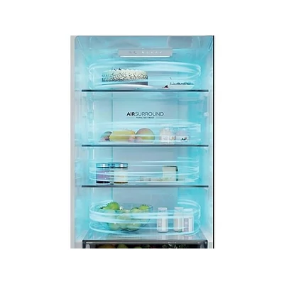 Haier HTR3618CNMG alulfagyasztós szabadonálló hűtőszekrény,NoFrost, Fresh Zone