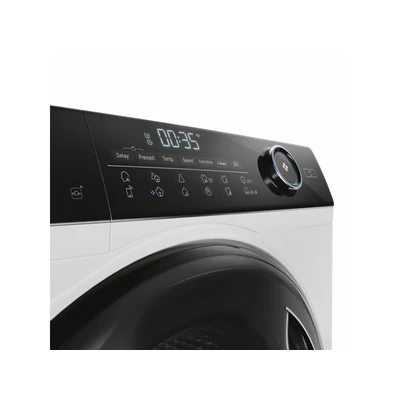 Haier HW80-B14959EU1-S Előltöltős mosógép szabadon álló, 8 Kg, 1400 ford./perc, Motor Direct Motion, energiaosztály A, fehér, 12 program, M xM x S (cm) 60x58x85