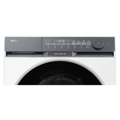 Haier HW80-B14387U1-S szabadonálló mosógép, 8 Kg, 1400 ford./perc, Motor Direct Motion, Gőz funkció, 14 program
