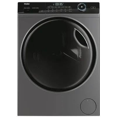 Haier HWD80-B14959S8U1S Szabadon álló, Mosó-szárítógép, 8 / 5 Kg, 1400 ford./perc, Motor Direct Motion, Mosás-szárítás energiaosztály D, antracitszürke szín