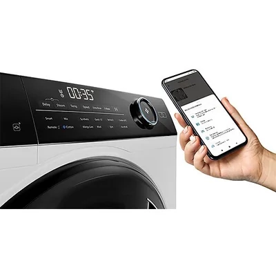 Haier HWD80-BP14357TUS Szabadonálló, 8 / 5 kg, 1400 RPM, Inverteres BPM motor, E mosási és szárítási osztály, Fehér, Szé x Mé x Ma (mm) 595x507x850