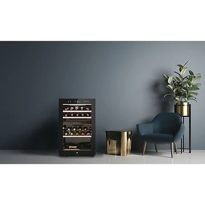 Haier HWS42GDAU1 szabdonállló borhűtő, 2 zóna, 42 palack
