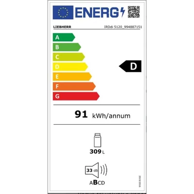 Liebherr IRDdi5120 Plus  beépíthető hűtőszekrény SoftSystem, 309 L