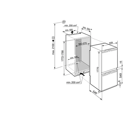 Liebherr ICNdi 5153 Prime NoFrost beép. hűtő