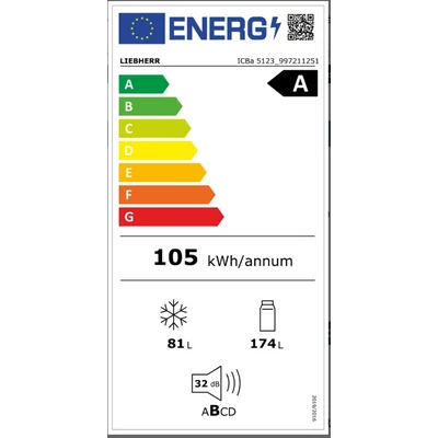 Liebherr ICBa 5123 Plus beépíthető alulfagyasztós hűtőszekrény BioFresh 