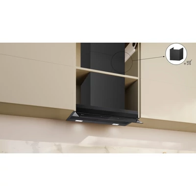 Neff D67XDP2S0 beépíthető páraelszívó, 60cm ,üveg légterelő panel