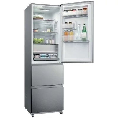 Haier HTR3518ENMX  alulfagyasztós hűtőszerkény, 55x63x185 cm, No Frost