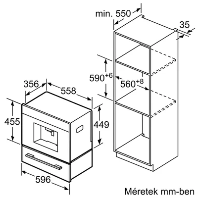 Neff C17KS61G0 N90 automata kávéfőző Home Connect 45cm magas Neff Collection Graphite Grey Edition