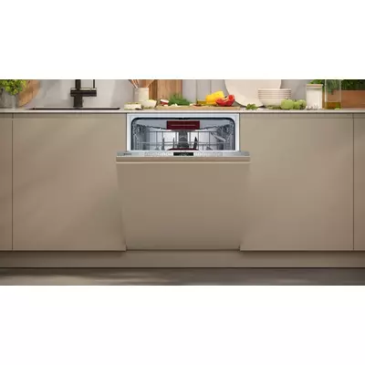 Neff S155ECX01E N50 teljesen integrálható mosogatógép,  Home Connect ,14 teríték,Energiaosztály:B,OpenDry szárítás 