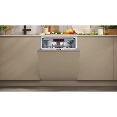 Neff S255ECX15E teljesen beépíhető mosogatógép, XXL magas. 14 teríték , OpenDry szárítás, TimeLight, Home Connect