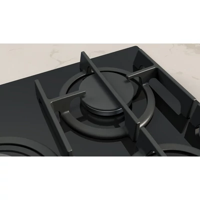 Neff  T27PIQ4S0 gázfőzőlap, 75 cm, fekete edzett üveg, 5 gázégő, WOK égő, FlameSelect ,elektromos szikragyújtás