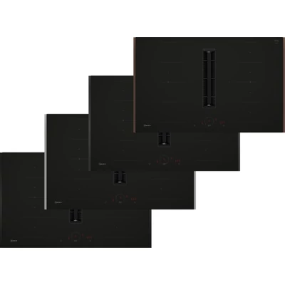 Neff V68YHL4B0 indukciós főzőlap beépített páraelszívóval, 80cm , Matt Design felület (karcálló),Flex Design kialakítás, Twist Touch vezérlés