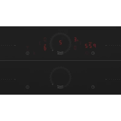 Neff V68YHL4B0 indukciós főzőlap beépített páraelszívóval, 80cm , Matt Design felület (karcálló),Flex Design kialakítás, Twist Touch vezérlés