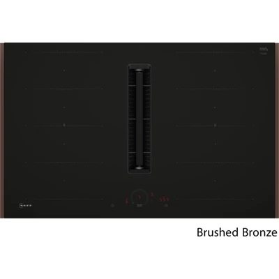 Neff V68YHL4B0 indukciós főzőlap beépített páraelszívóval, 80cm , Matt Design felület (karcálló),Flex Design kialakítás, Twist Touch vezérlés