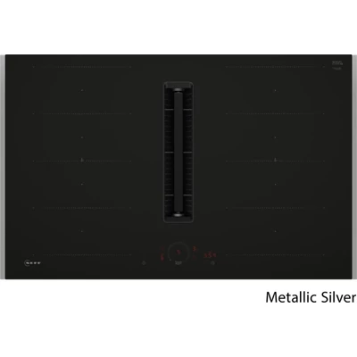 Neff V68YHL4B0 indukciós főzőlap beépített páraelszívóval, 80cm , Matt Design felület (karcálló),Flex Design kialakítás, Twist Touch vezérlés