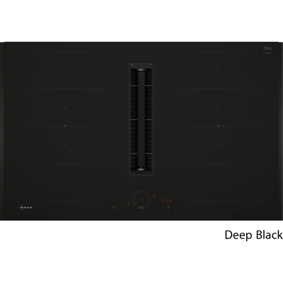 Neff V68YHL4B0 indukciós főzőlap beépített páraelszívóval, 80cm , Matt Design felület (karcálló),Flex Design kialakítás, Twist Touch vezérlés