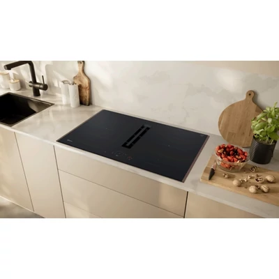 Neff V68YHL4B0 indukciós főzőlap beépített páraelszívóval, 80cm , Matt Design felület (karcálló),Flex Design kialakítás, Twist Touch vezérlés