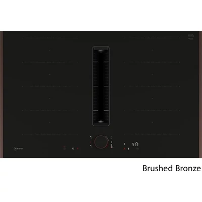 Neff V68YYX4B0  főzőlap beépített páraelszívóval, 80cm , Matt Design felület (karcálló),Flex Design kialakítás 