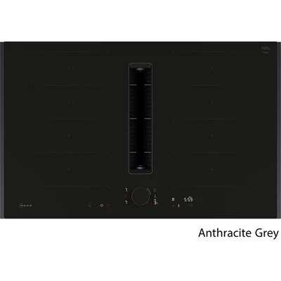 Neff V68YYX4B0  főzőlap beépített páraelszívóval, 80cm , Matt Design felület (karcálló),Flex Design kialakítás 