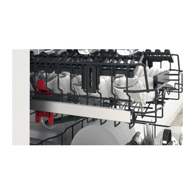 Whirlpool WBC3C26X félig integrált mosogatógép, Inox, 60 cm
