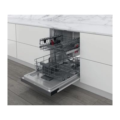 Whirlpool WBC3C26X félig integrált mosogatógép, Inox, 60 cm