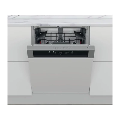 Whirlpool WBC3C26X félig integrált mosogatógép, Inox, 60 cm