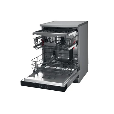 Whirlpool WH4FFA14BN6X szabadonálló mosogatógép, 14 teríték, A energiaosztály, inox