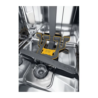 Whirlpool WH7PC15B4M60 félig integrált mosogatógép, Inox, 60 cm, C energiaosztály