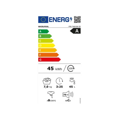 Whirlpool FFB 7469 BV EE szabadonálló elöltöltős mosógép 7,0kg