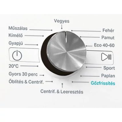 Whirlpool FFB 8489 BV HU elöltöltős mosógép, 8 kg, 1400 fordulat / perc, Steam Refresh, Magyar nyelvű kezelőfelület