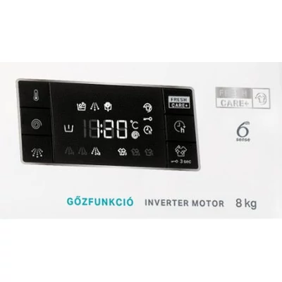 Whirlpool FFB 8489 BV HU elöltöltős mosógép, 8 kg, 1400 fordulat / perc, Steam Refresh, Magyar nyelvű kezelőfelület