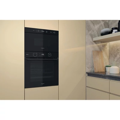 Whirlpool MBNA900B  beépíthető mikrohullámú sütő, 22 liter, fekete