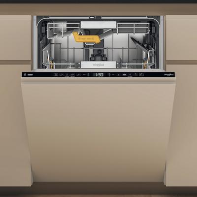 WHIRLPOOL W8IHT58TS teljesen beépíthető mosogatógép, PowerClean Pro, 14 teríték, B energiaosztály