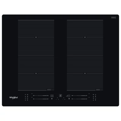 Whirlpool WFS8865NE indukciós főzőlap zónánkénti Premium Slider vezérlés FLexi Oval zóna 6. Érzék 60cm 7,2kW