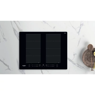 Whirlpool WFS8865NE indukciós főzőlap zónánkénti Premium Slider vezérlés FLexi Oval zóna 6. Érzék 60cm 7,2kW
