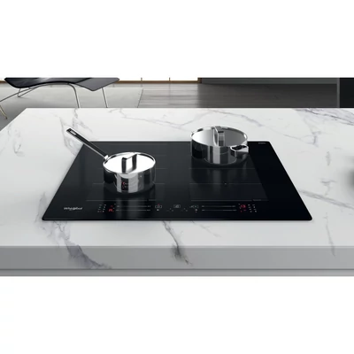 Whirlpool WFS8865NE indukciós főzőlap zónánkénti Premium Slider vezérlés FLexi Oval zóna 6. Érzék 60cm 7,2kW